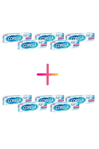 Corega Protez Yapıştırıcı Krem 40 Gr - Tatsız - 10 KUTU - SKT:01/2028 - Resim 2