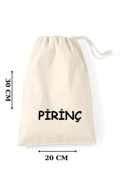 Elbasan Tekstil Ham Bez Bakliyat Saklama Kesesi 20 x 30 Cm ürün görseli 1