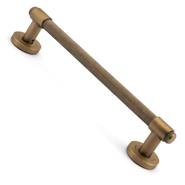 Punch 50 cm Sürgülü Kapı Çekme Kolu Antik Sarı Tutma Kulpu Kulbu Çelik Dış Kapı Tutamağı Kol ürün görseli 1