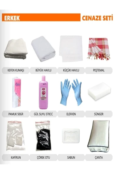 Elbasan Tekstil Erkek Kefen Takımı - Resim 3