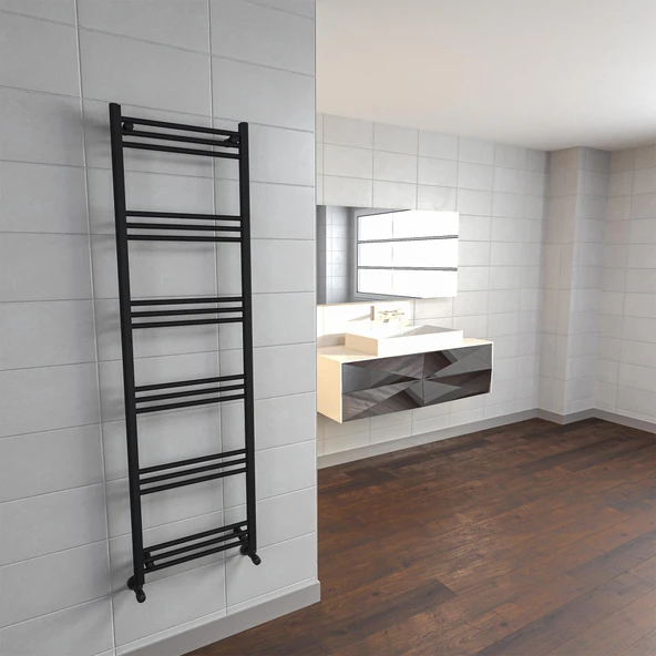 Lojimax Alüminyum Dekoratif Havlupan Lodos W 780x500mm 9 Dilim Dokulu Antrasit Gri | 281 W Yüksek Isıl Güç | 5 Yıl Üretici Garantisi - Resim 11