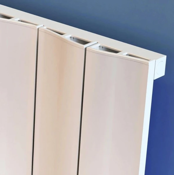 Lojimax Alüminyum Dekoratif Radyatör Amazonite 1800x204mm 2 Dilim Dokulu Antrasit Gri | 622 W Yüksek Isıl Güç | 5 Yıl Üretici Garantisi - Resim 8