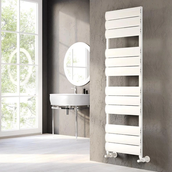 Lojimax Alüminyum Dekoratif Havlupan Waldo 1615x500mm 12 Dilim Dokulu Antrasit Gri | 1284 W Yüksek Isıl Güç | 5 Yıl Üretici Garantisi - Resim 3