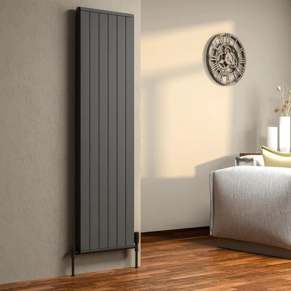 Lojimax Alüminyum Dekoratif Radyatör Lova Line 600x956mm 12 Dilim Dokulu Beyaz | 1719 W Yüksek Isıl Güç | 5 Yıl Üretici Garantisi - Resim 6