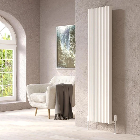 Lojimax Alüminyum Dekoratif Radyatör Albite 600x820mm 15 Dilim Mat Bronz | 1817 W Yüksek Isıl Güç | 5 Yıl Üretici Garantisi - Resim 7