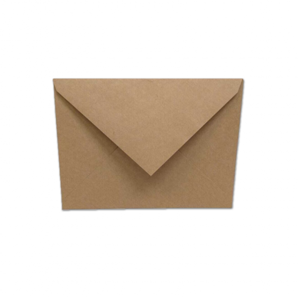 12 Adet Mektup Zarfı 13x18cm 100gr. Kraft - 4