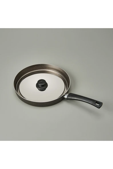 Mehtap Granit 30cm Balık Tavası - Gri - Resim 2