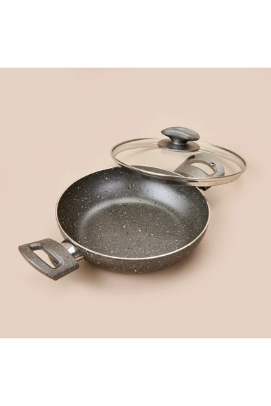 Mehtap 3 Lü Granit Sahan Seti Kapaklı 18 20 22 Cm - Resim 4