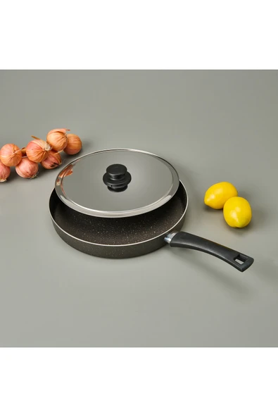 Mehtap Granit 30cm Balık Tavası - Gri ürün görseli 1