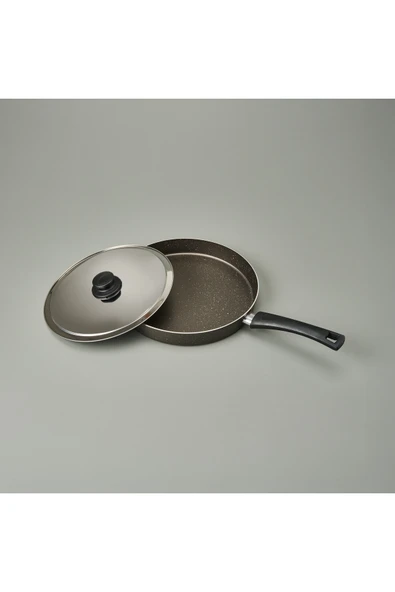 Mehtap Granit 30cm Balık Tavası - Gri - Resim 3