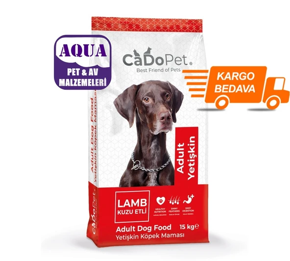 CadoPet Kuzu Etli Yetişkin Köpek Maması 15 kg Yetişkin Köpek Maması ürün görseli 1