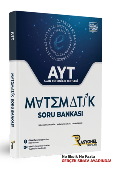 AYT Matematik - Fizik - Kimya - Biyoloji Soru Bankası Seti (4 Kitap) - Resim 2