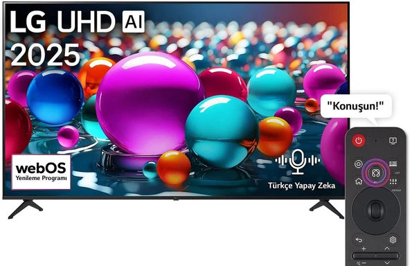 LG 75UA85006 75'' 190 Ekran Uydu Alıcılı 4K Ultra HD webOS Smart TV ürün görseli 1