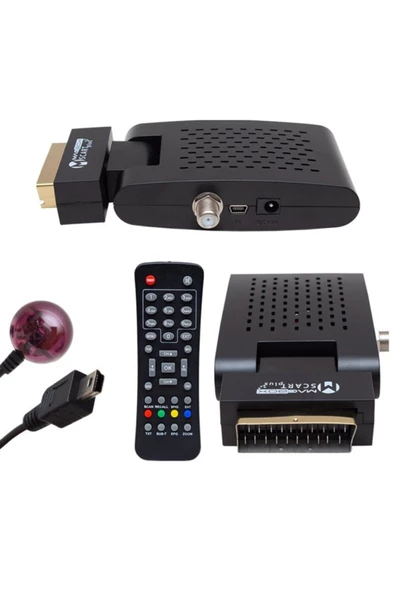 MAGBOX 5839 SCART PLUS TKGSLİ MİNİ SD SCART 2500 KANAL UYDU ALICI