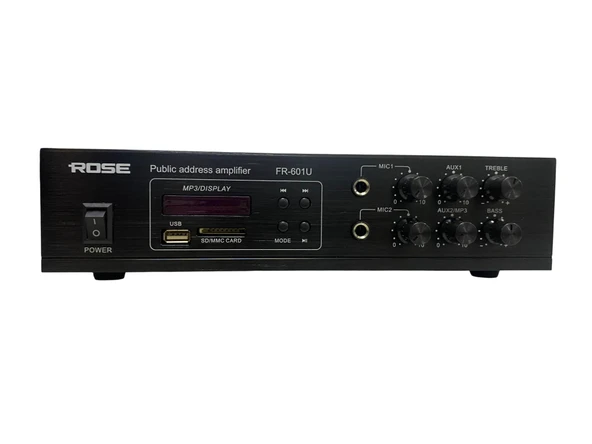 Rose FR-601U - 100 Watt Mixer Amfi ürün görseli 1