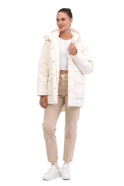 Lumberjack   WL 3ALICE-UK 5PR Kadın Bej Mont - 102027582 - Resim 3