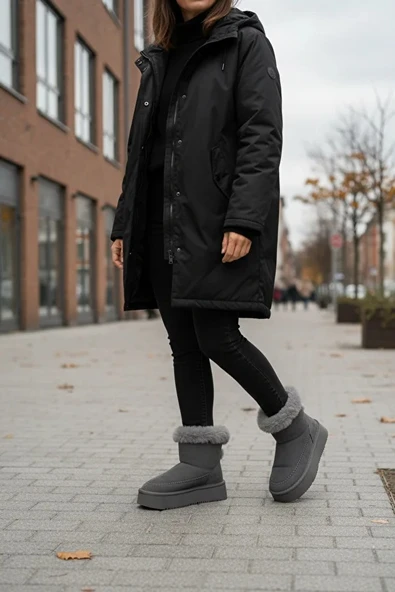 Lumberjack   PULINA 5PR Kadın Gri Bot - 102039311 - Resim 2