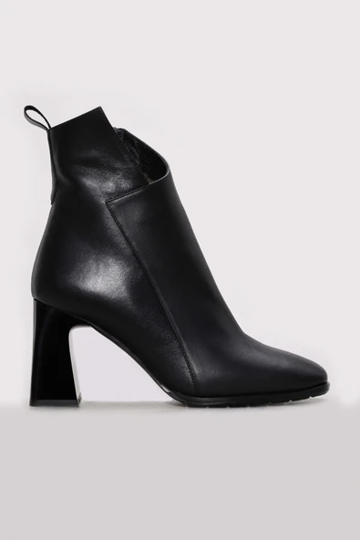 Hakiki Deri Kürklü  Kadın Klasik Bot 264KZA682 ürün görseli 1