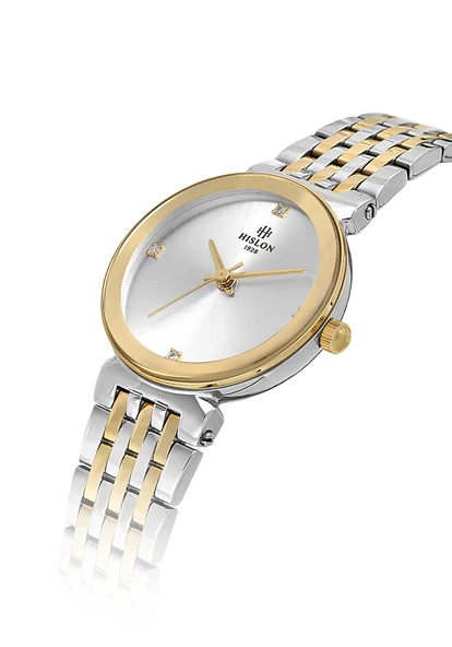 HISLON QL217T-02SG Kadın Kol Saati - Resim 4