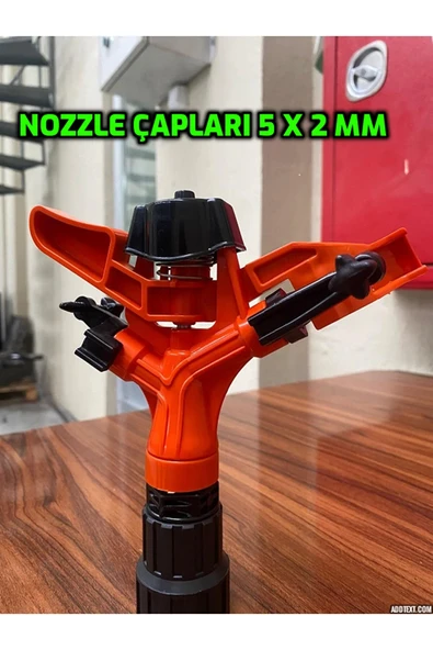 Tarla Sulama Fıskiyesi Kırıcılı Yağmurlama Sulama Fıskiyesi Nozzle Çapları 5X2mm ürün görseli 1