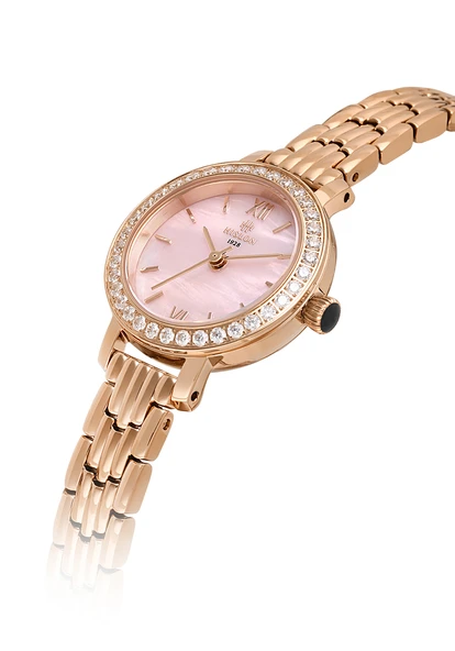 HISLON QL195R-12SR Kadın Kol Saati - Resim 4