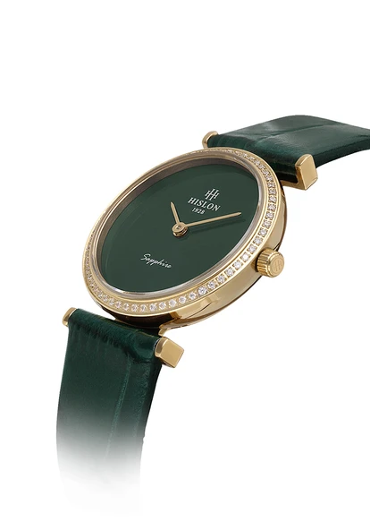 HISLON QL119G-15YG Kadın Kol Saati - Resim 4