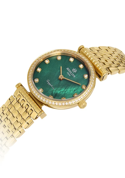 HISLON QL119G-15SG Kadın Kol Saati - Resim 4