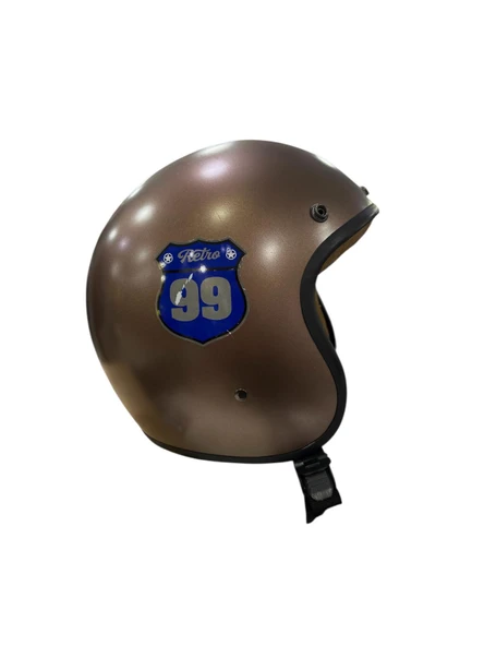 Bike Sky Retro Motosiklet Kaskı ürün görseli 1