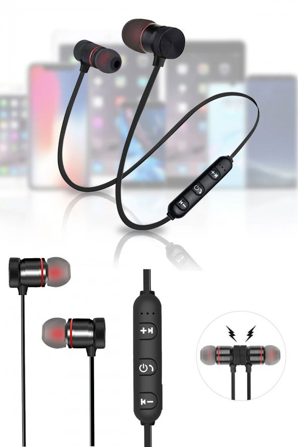 Samsung Galaxy A02, M02 Uyumlu Boyundan Asmalı Sport Mikrofonlu Bluetooth Kulaklık - 2