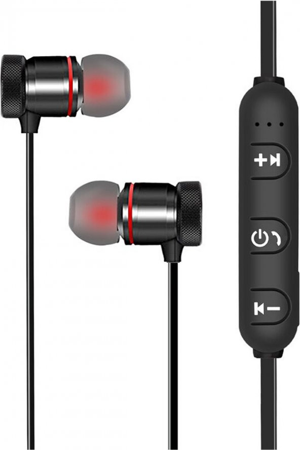 Huawei Y5, Y6, Y7 Uyumlu Boyundan Asmalı Sport Mikrofonlu Bluetooth Kulaklık - 4