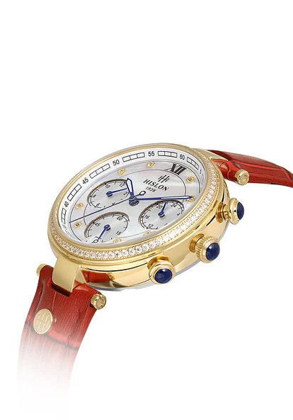 HISLON QT144G-09KS Kadın Kol Saati - Resim 4