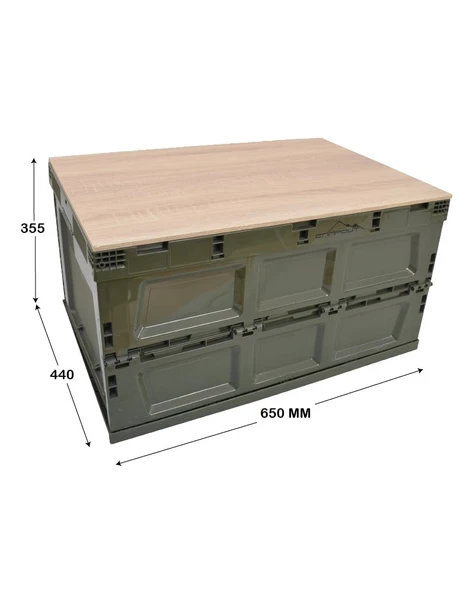 CAMPOUT KATLANIR KASA AHŞAP TABLALI - Resim 3