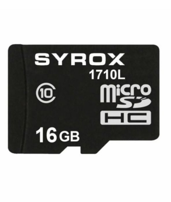 Syrox 16 GB MicroSDHC Class 10 UHS-I Hafıza Kartı + Adaptör - 3