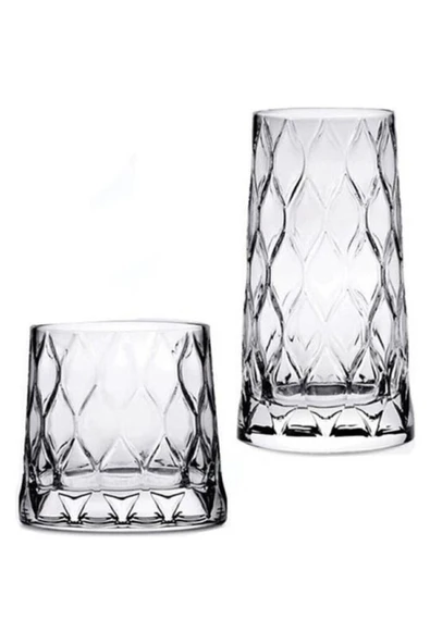 Paşabahçe leafy su bardak - su meşrubat bardağı özel seri 12 li set takım ürün görseli 1