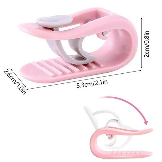 AMS NET® 4 Adet İğnesiz Yorgan Çarşaf Ve Perde Tutucu Sabitleyici Kaydırmaz Örtü Düzenleyici Klips - Resim 6