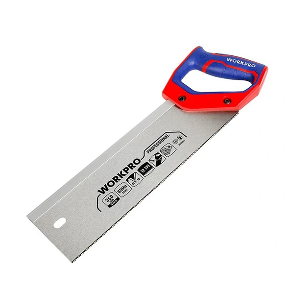 WORKPRO WP215015 350mm 65Mn 12 TPI Ağır Hizmet Şevli El Testeresi - Resim 2