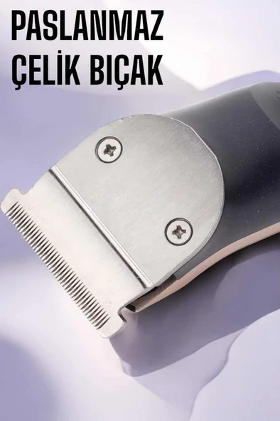 Paslanmaz Çelik Bıçaklı Hassas Çelik Bıçaklı Tıraş Makinesi - Resim 2