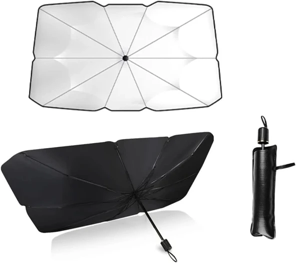 Araba Güneşlik İç Ön Cam, Katlanır Araba Güneşliği Şemsiyesi ürün görseli 1