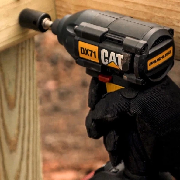 CAT DX12K.2 18Volt/4.0Ah Li-ion Çift Akülü Kömürsüz Profesyonel Şarjlı Darbeli Matkap + DX71.2 Kömürsüz Darbeli Tornavid - Resim 9