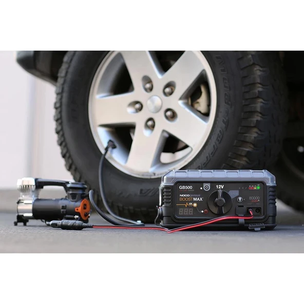 NOCO Genius GB500 12V/24V 6250Amp Ultrasafe Lityum Akü Takviye + Powerbank + Led Lamba - Resim 6