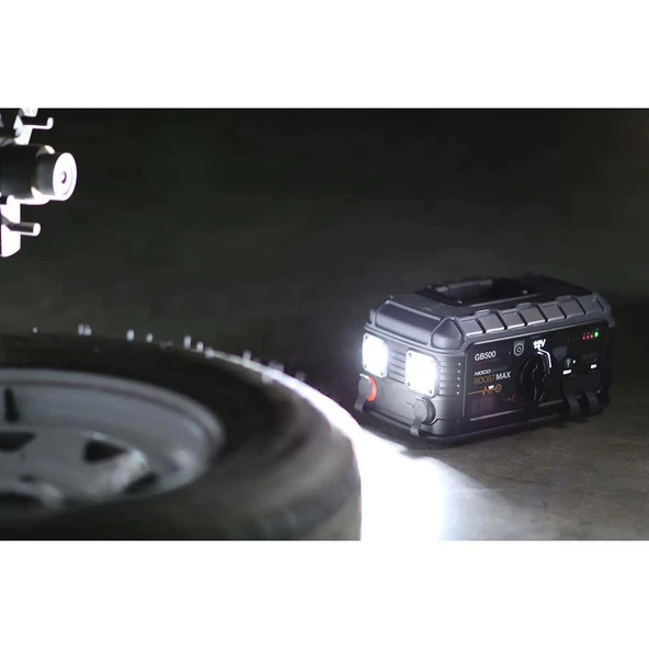 NOCO Genius GB500 12V/24V 6250Amp Ultrasafe Lityum Akü Takviye + Powerbank + Led Lamba - Resim 7