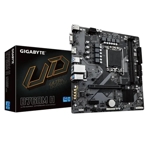 Gigabyte B760M H D5 1700P Vga Hdmi ürün görseli 1