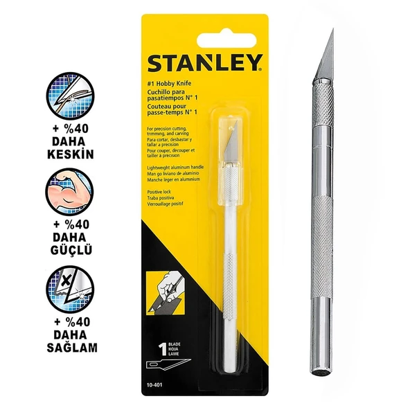 STANLEY 0-10-401 HOBİ BIÇAĞI 120 MM ürün görseli 1