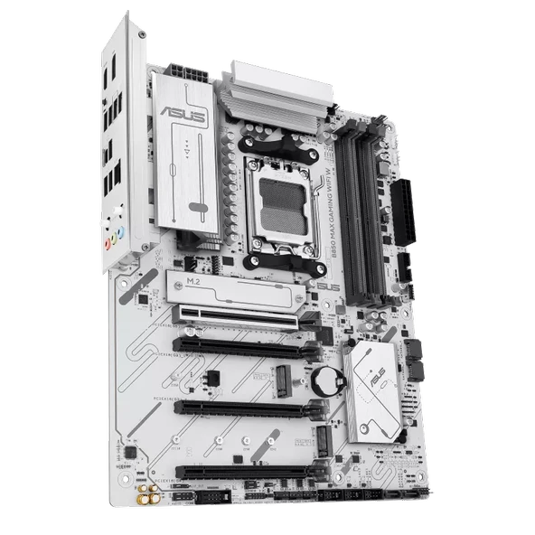 ASUS B850 MAX GAMING WIFI 7 AMD AM5 DDR5 ANAKART BEYAZ - Resim 3