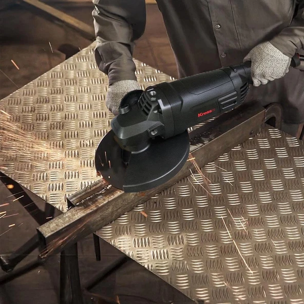 Kress KUS35P 2200Watt 230mm Profesyonel Büyük Taşlama - Resim 5