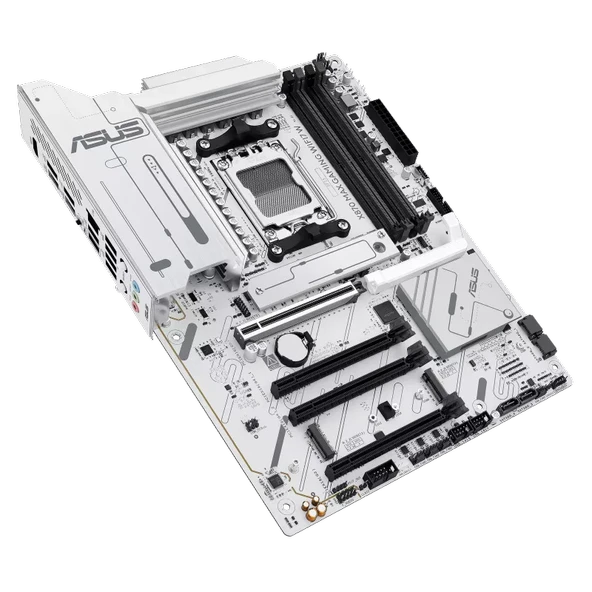 ASUS X870 MAX GAMING WIFI 7 AMD AM5 DDR5 ANAKART BEYAZ - Resim 5