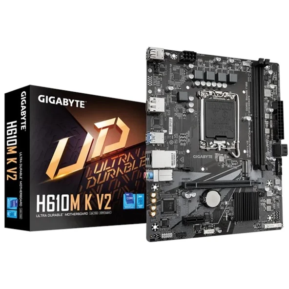 Gigabyte H610M K V2 D5 1700P Vga Hdmi Usb3.2 ürün görseli 1