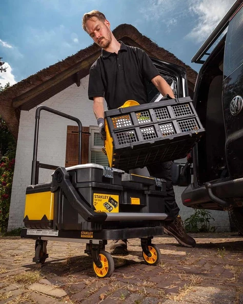 STANLEY FATMAX FX712 120Kg Profesyonel Katlanabilir Paket Taşıma Arabası - Resim 6