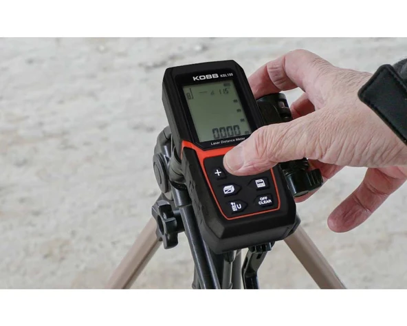 KOBB KBL100 100m Profesyonel Li-ion Şarjlı Lazer Metre - Resim 8