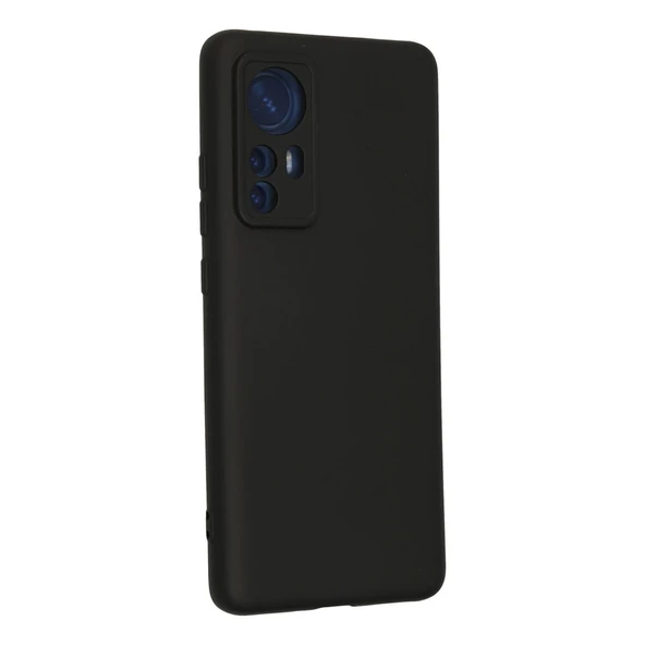 Xiaomi Mi 12 Kılıf Nano İçi Kadife Silikon - Siyah - Resim 3